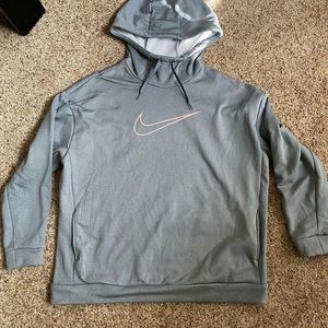 Nike Women pullover hoodie with pink logo